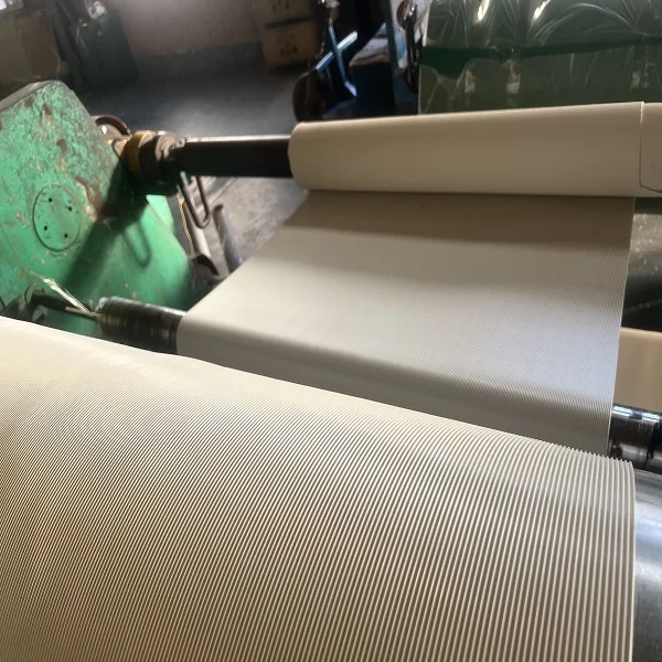 White FKM Rubber Sheet Fine Ribbed Oil and High Temperature Resistant