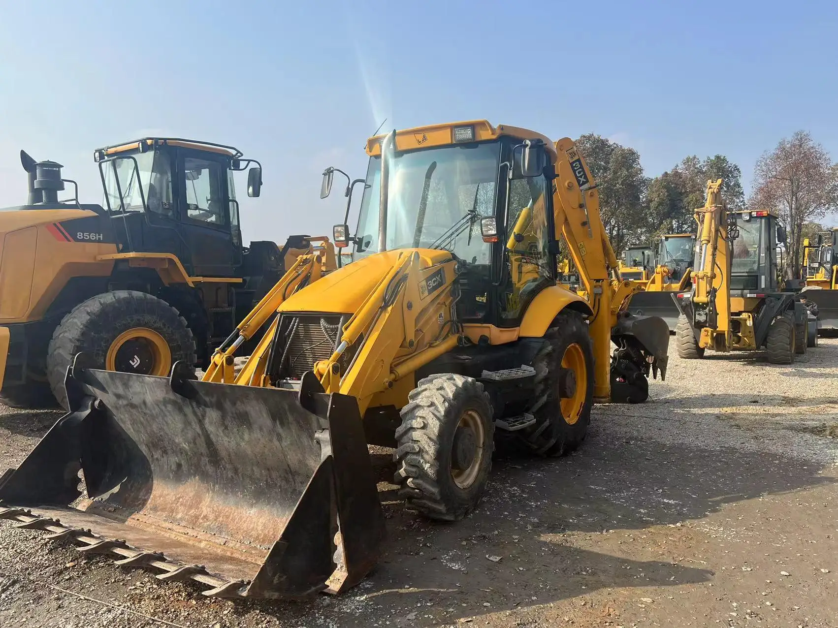 Used utility backhoe loader JCB3CX Secondhand loader JCB3CX JCB4CX CAT420F CAT416F on sale