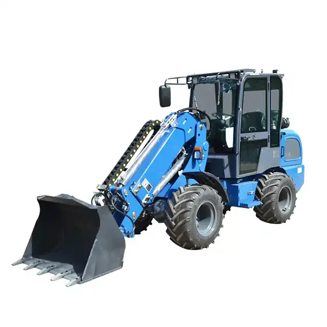 Hot sale cheap mini telescopic boom wheel loader 1 ton 2 ton wheel bachoe loader telescopic wheel loader  With Cheap Prices