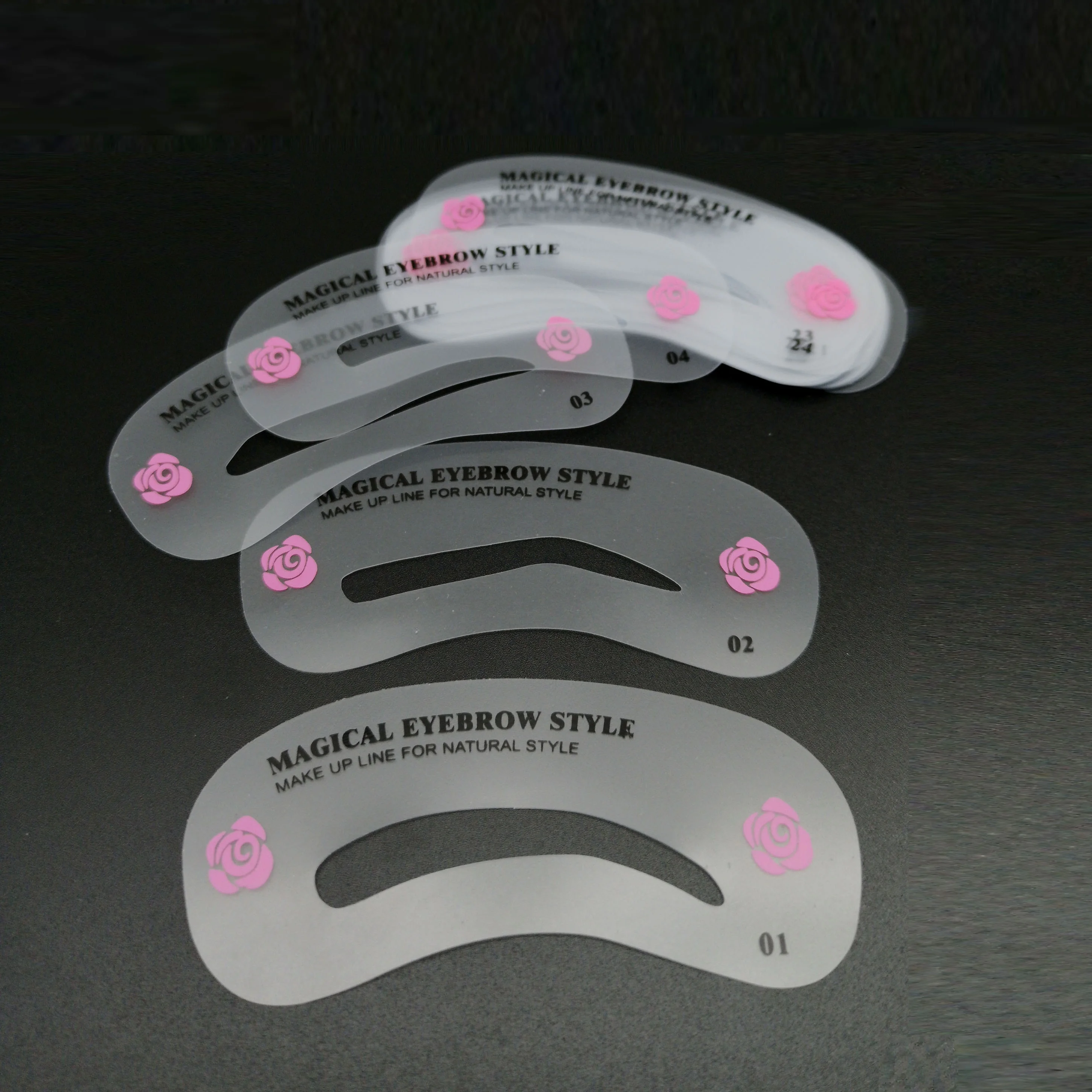 
Makeup Accessories Tools Wholesale Eyebrow Stencils Template Kit Eyebrow Shaping Stencils 