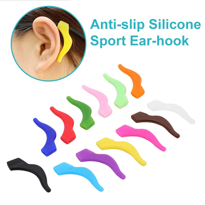 Anti-slip Ear Glasses Holder Upgraded Silicone Ear Grip Eyeglass Soft Glasses Ear Retainer Hooks Accessories Wholesale Low MOQ