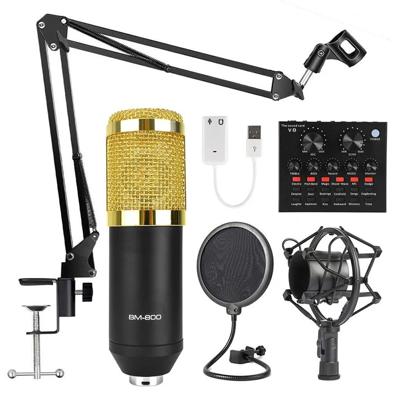 BM800 XieHe Original Perfect  Electret Condenser Microphone Professional microphone studio kit