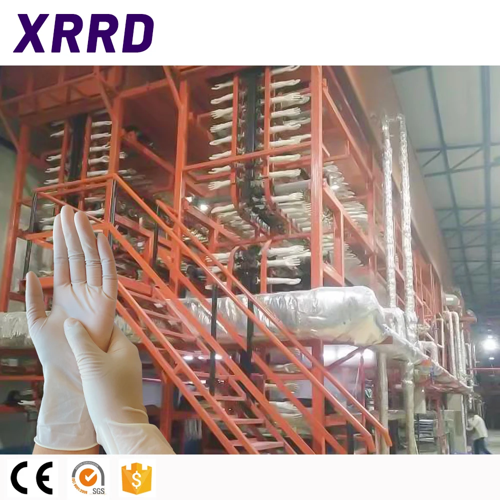 Rubber Latex Gloves Machine Making Production Line in UAE Malaysia
