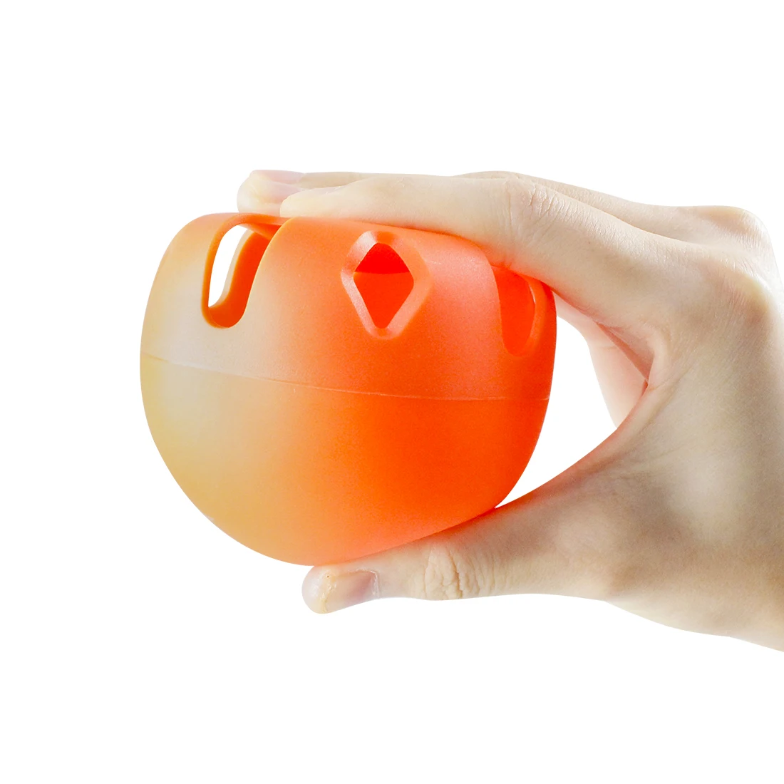 Wholesale Customized Holes 72mm EVA  Plastic Ball Indoor  Sports Plastic Orange Practice Baseball