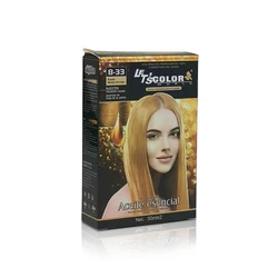 Best anti-allergy free ammonia hair dye color in gold copper