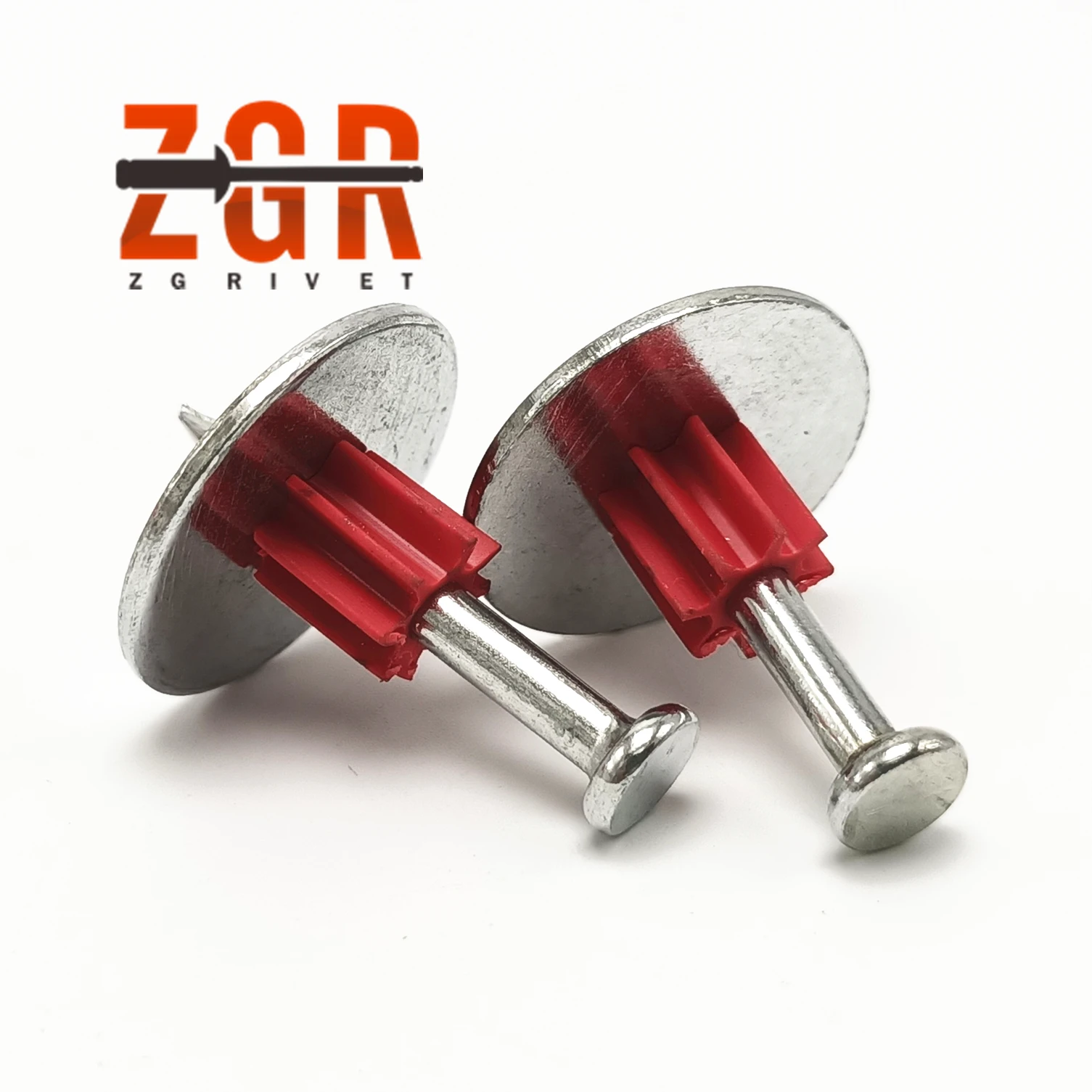 Shooting Nails with Metal Red Washer 120 Degree Pk Angle Clip Drive Pins 20mm Gas Nail Assembly Metal Production Pin