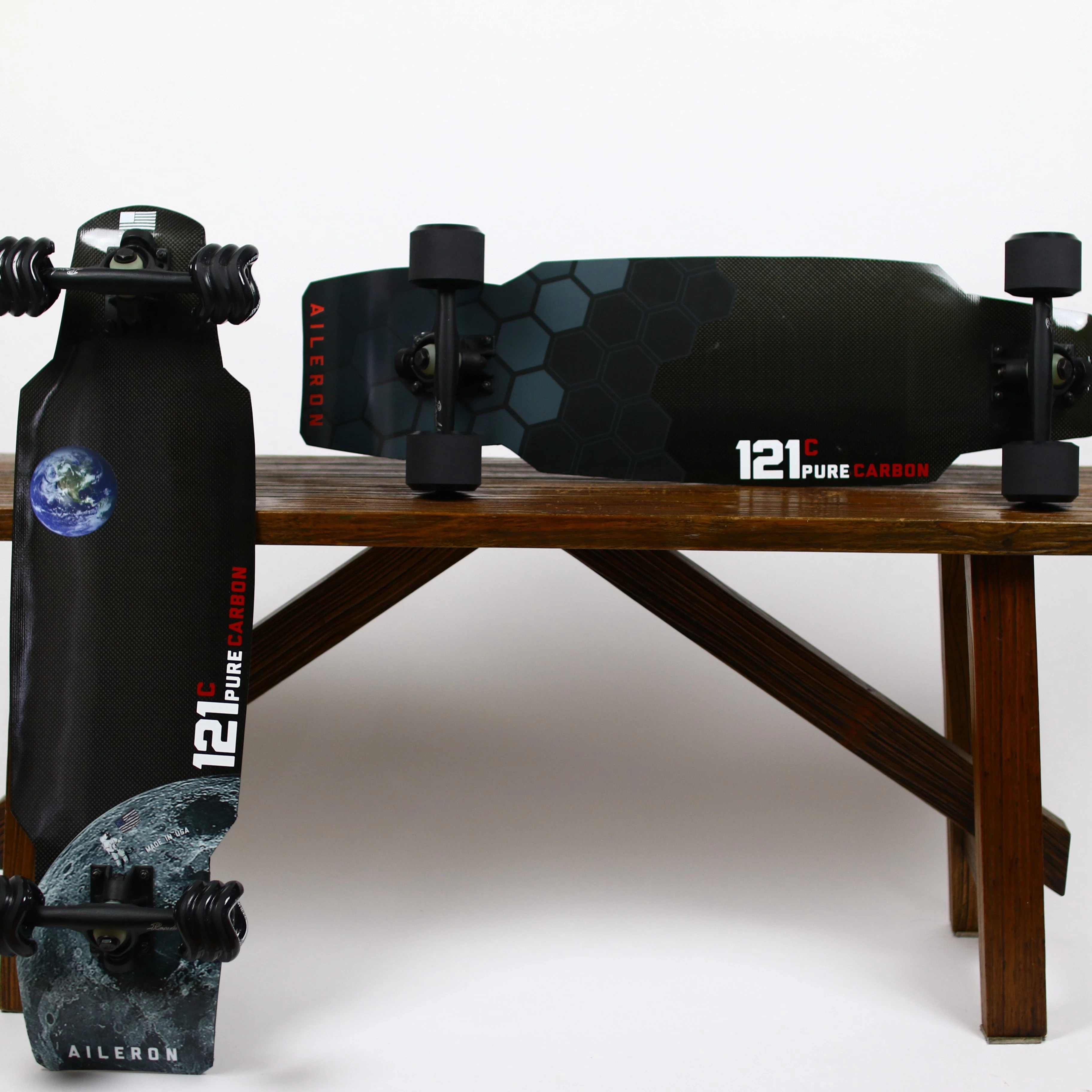 Fashion Carbon Fiber Skateboard Decks Outdoor Street Long Board Skate Board