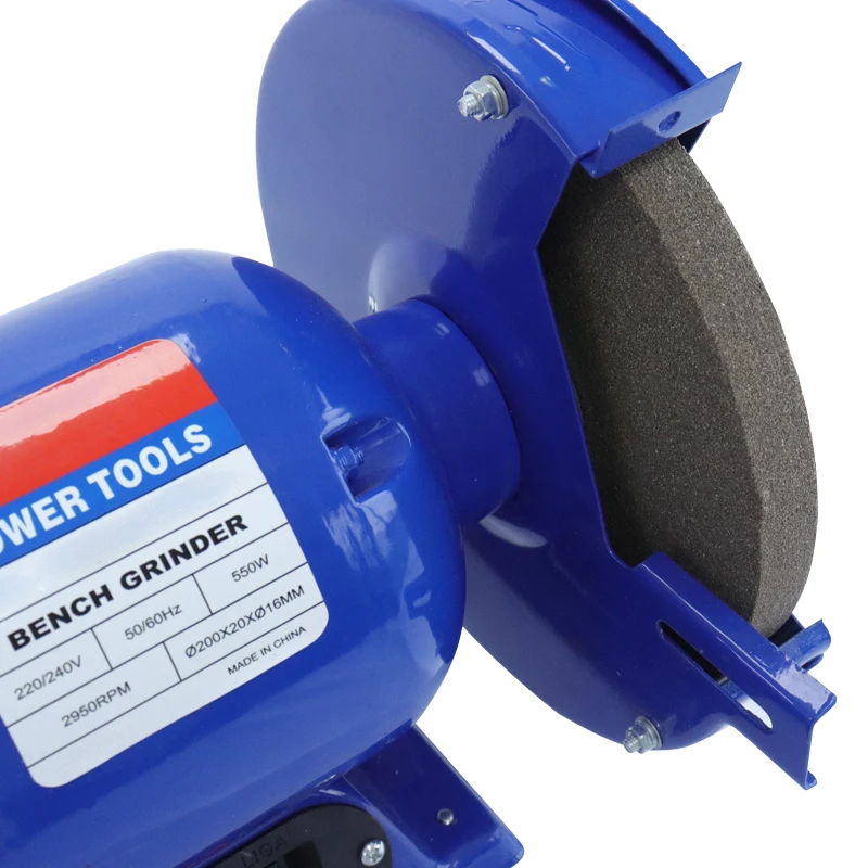 LANDSEA Power Tools Copper Motor 200mm Grinding Machine 500W 8 Inch Bench Grinders