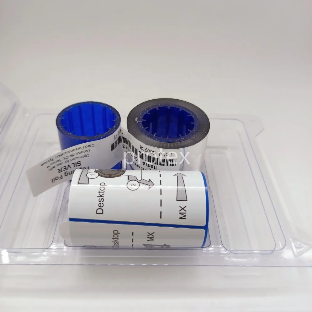 Datacard Ce840 Ce870 Silver Indent Foil 504139-013