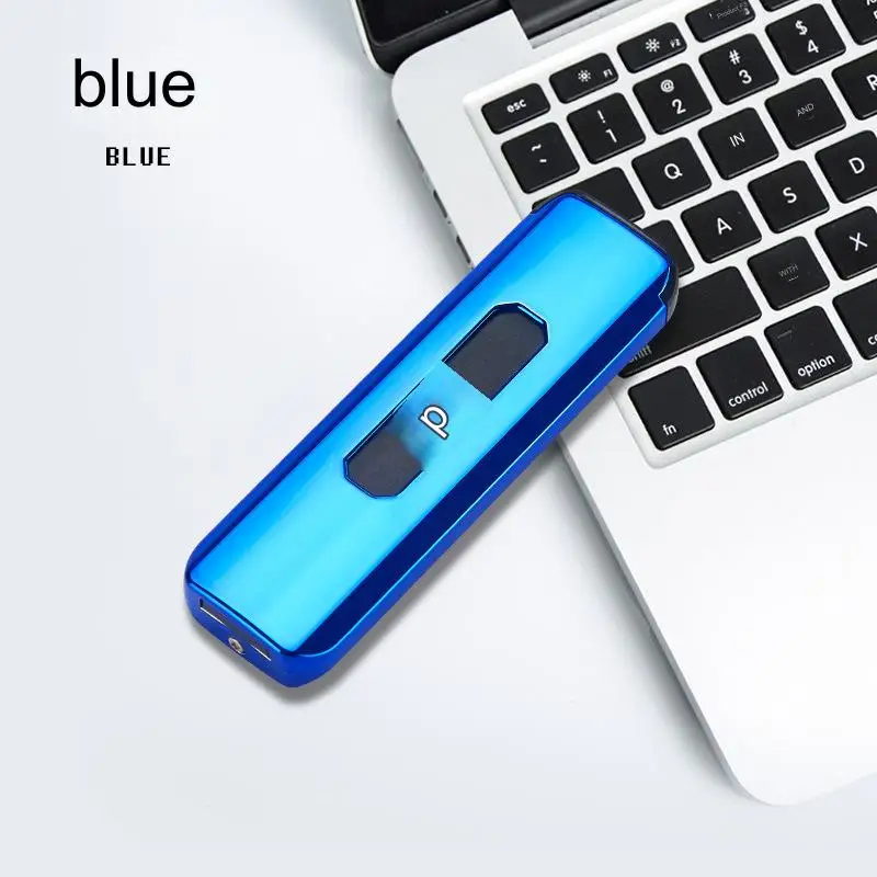 USB rechargeable portable windproof smoking accessories tool lighter custom logo usb rechargeable electric lighter
