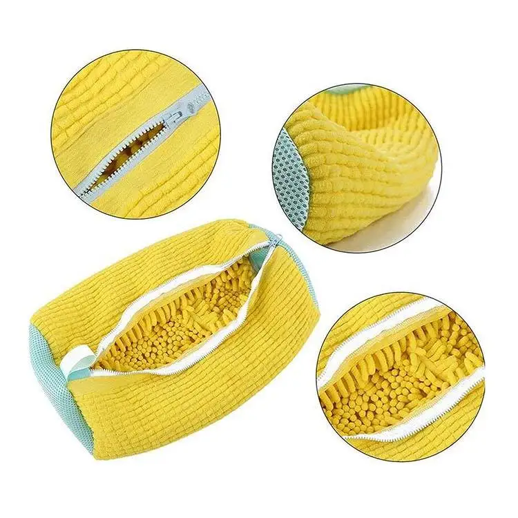 Wholesale  Shoes Laundry Bag With Pluffy Fibers Shoe Wash Bag For Washing Machine Premium Zipper Durable Laundry Bag