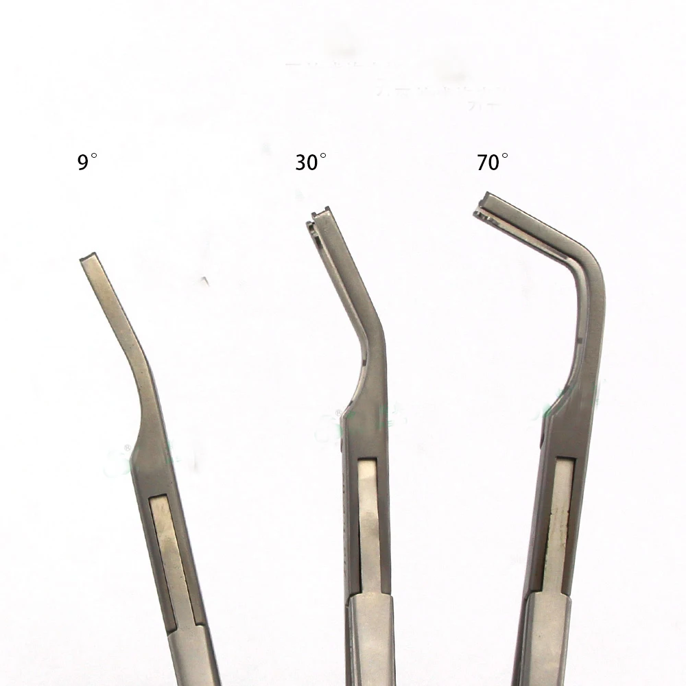 M size Violet 70 or 90 degree Powder metallurg right angle open surgery endoclip hemolok applier/hem-o-lok clip applicator