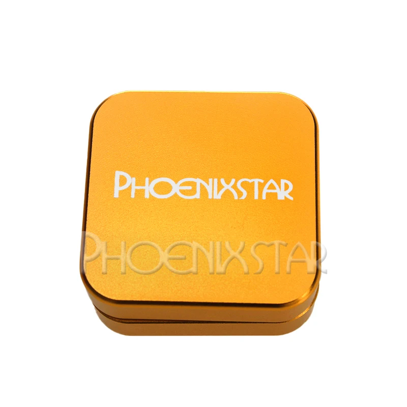 PHOENIXSTAR Square 55mm 2part Herb Grinder High-Quality Magnet Work Herbal Smoke Grinder Aluminum Herbal Grinder Crusher