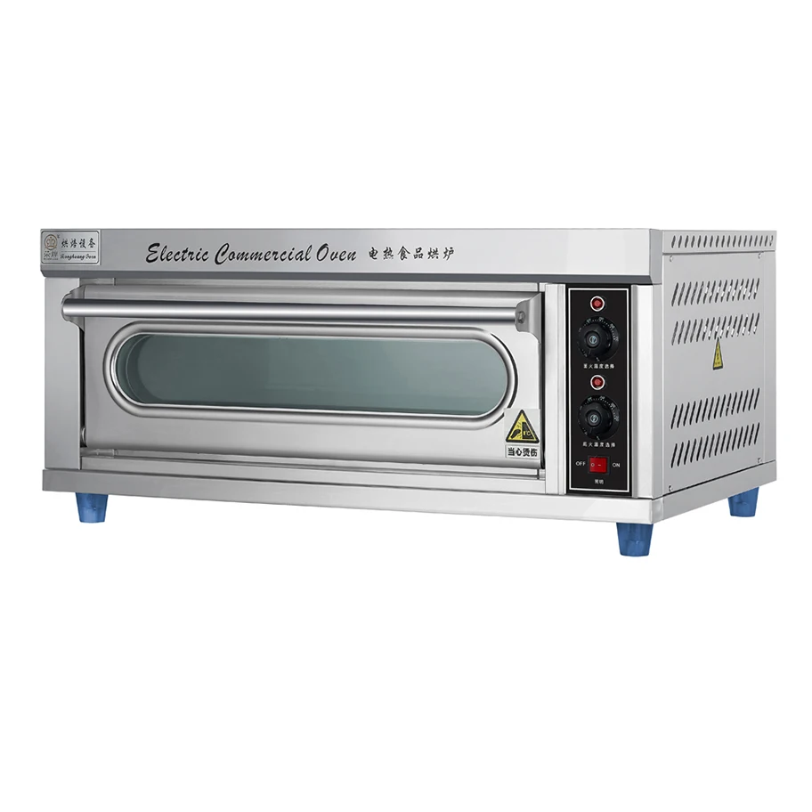Economical and practical single deck single tray gas electric commercial baking oven