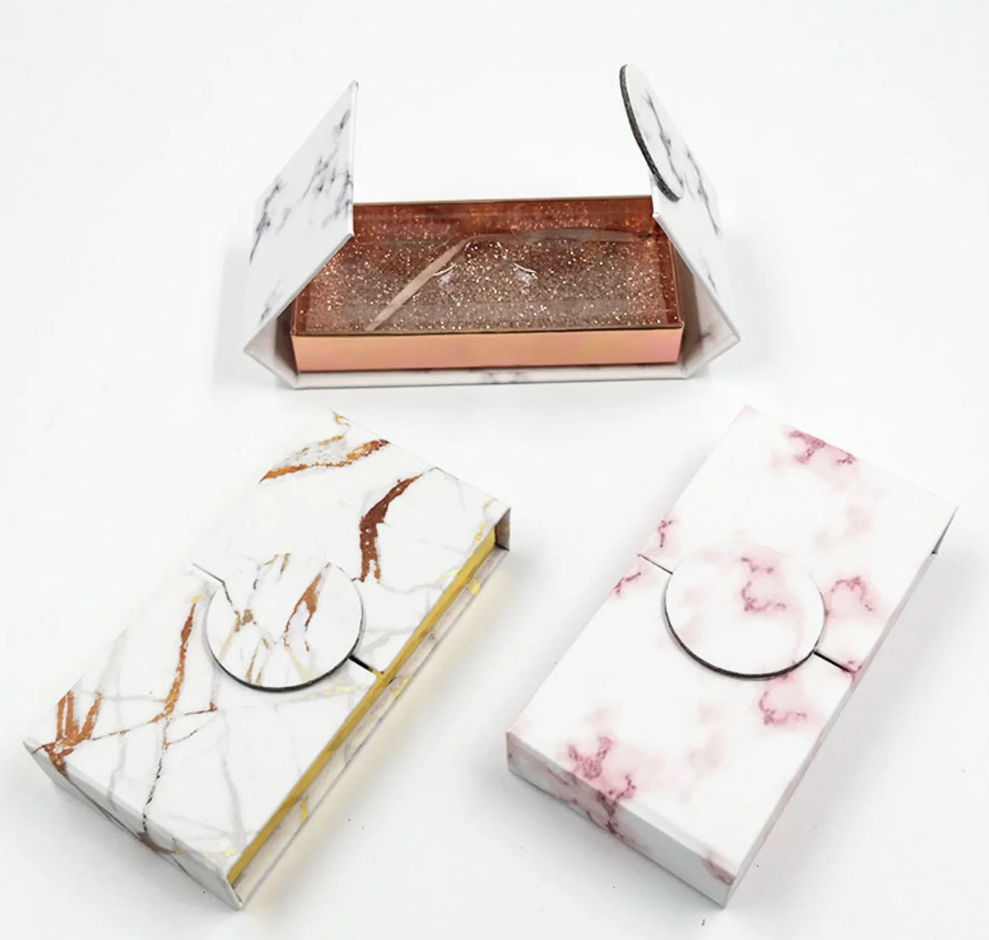 eyelashes packing Sell well Box Private Label False Eyelash Packaging Box Custom Mini Suitcase Packaging