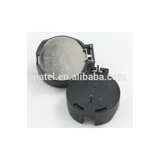 3V BS-2450 DIP Button Cell Battery Holder CR2450