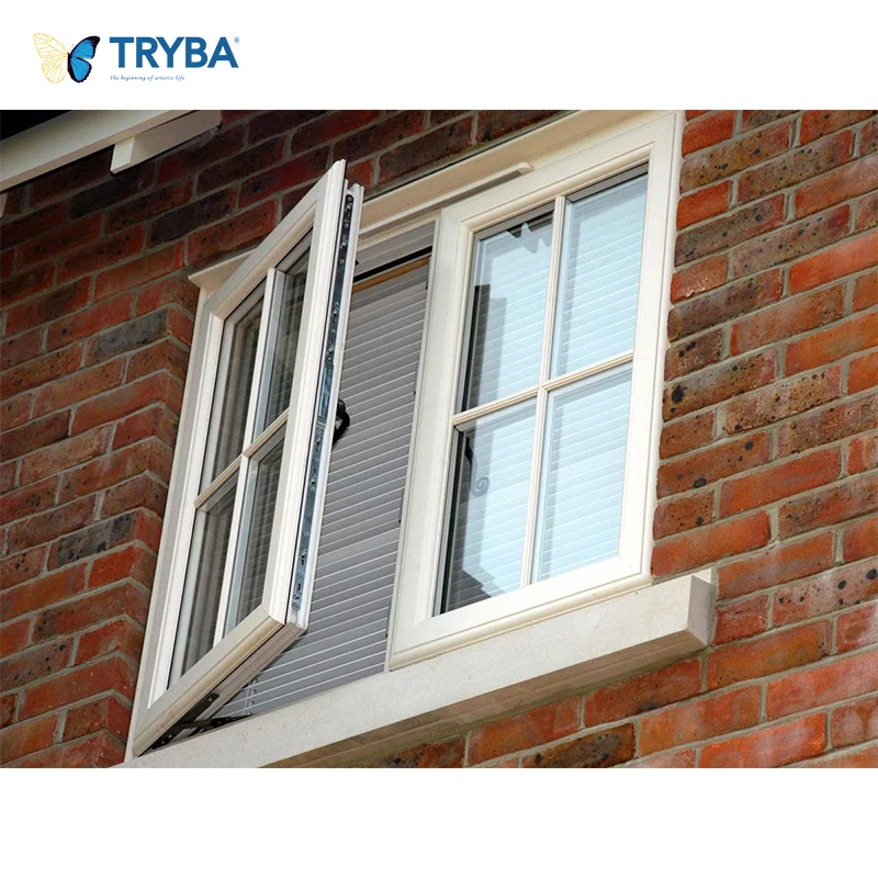 Hurricane proof thermal break aluminum DVH casement windows