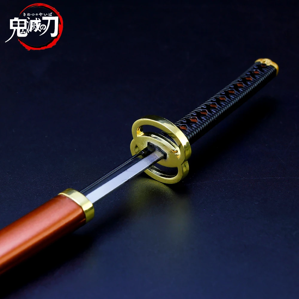 Factory Wholesale 26cm Demon Slayer Sword Mini Katana Keychain Christmas