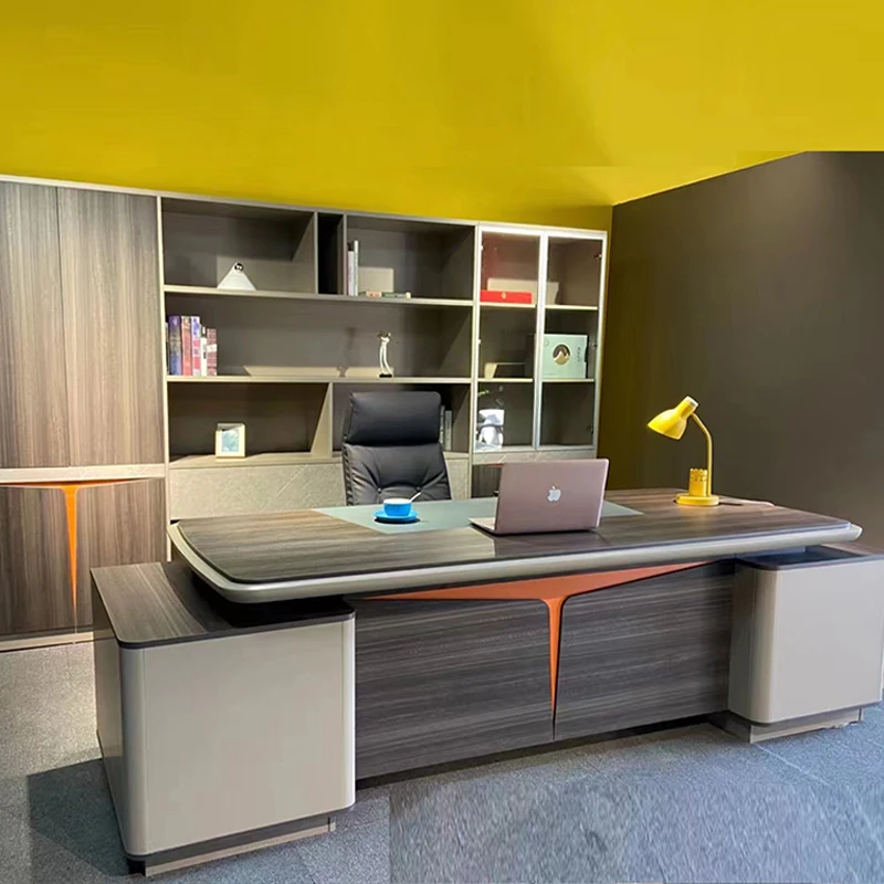 Высококачественная коммерческая мебель L-образной формы директорский офисный стол современная офисная