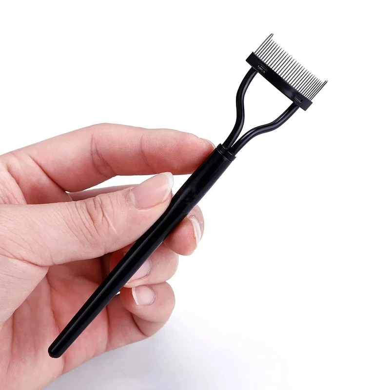 Hot Sale Multi Functional Eyelash Curler Beauty Eyelash Separator Portable Stainless Metal Eyelash Separator