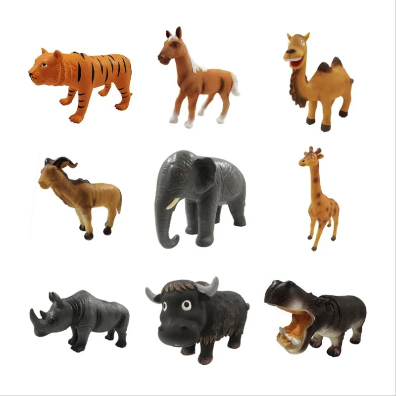 Customized kids toys soft non-toxic lifelike camel shape latex rubber toys