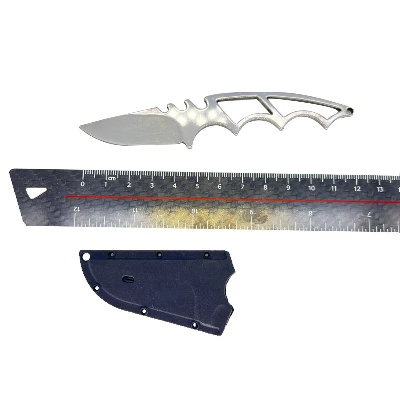 Multifunctional Portable mini handguard knife Camping outdoor survival necklace knives stainless steel blade ABS handle EDC tool