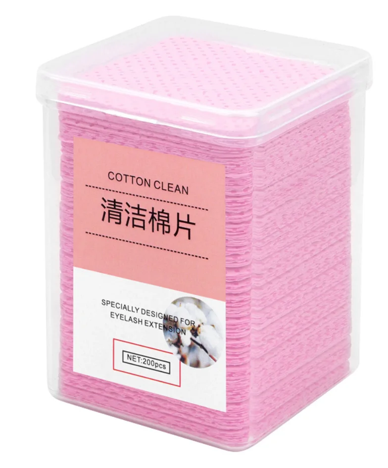 2022 Factory  Price  Non-Woven Fabric Nail wiping pad Nail Wipes Lint free 100% Cotton Napkins Private Label Nail Polish Wipes