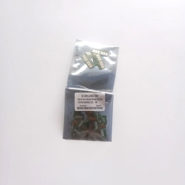 Drum Chip for Konica Minolta bizhub C224/C284/C364/C454/C554 K 120k CMY 95k