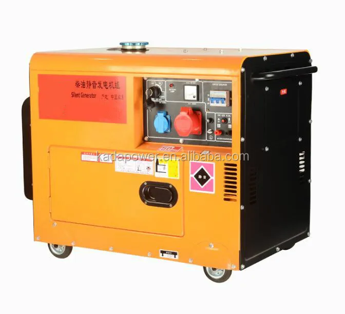 Портативный дизельный генератор Kada 5 кВт 3 кВт, малая мощность