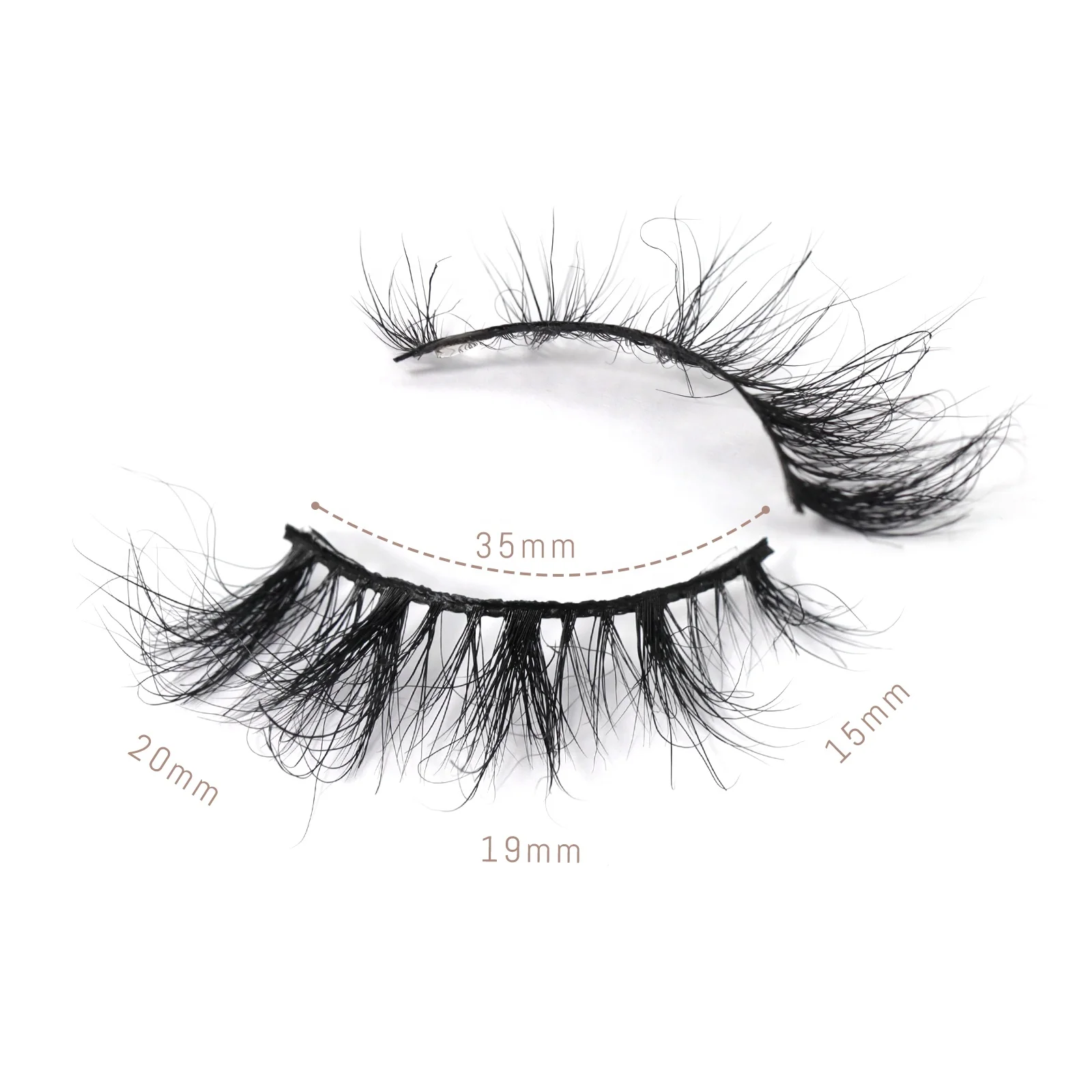 mink lash custom fluffy hybrid lash strip classic syntactic mink lashes 5 in 1 mink eyelashes exclusive