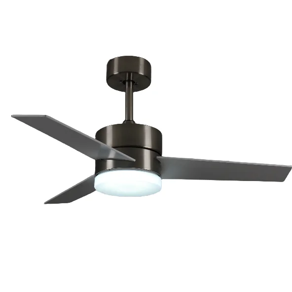 42 Inch Remote Control 3 Wood Blade  Grain Home Living Room Ceiling Electric Fan With Light