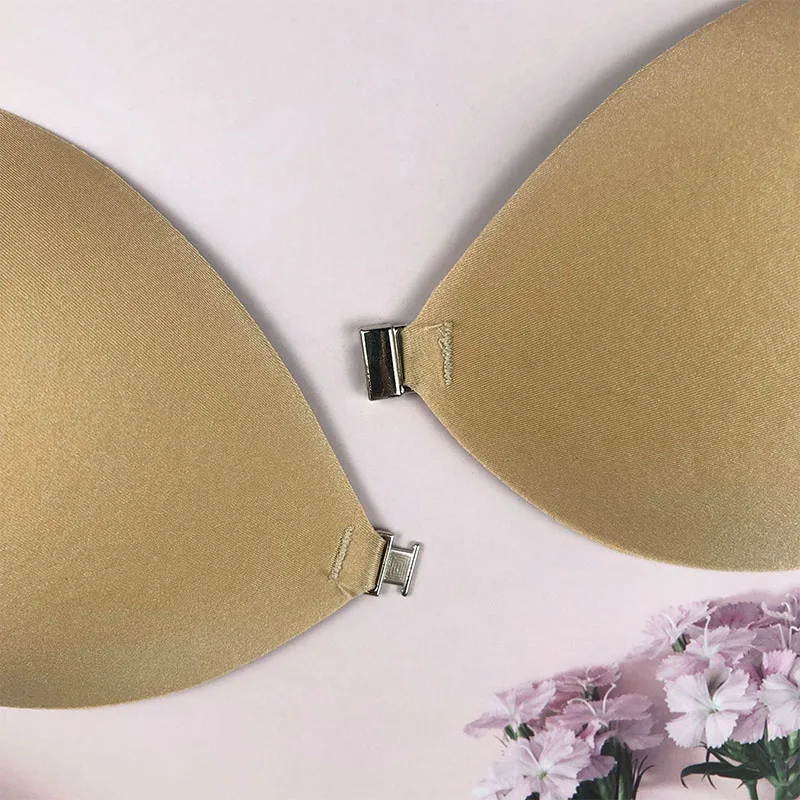 China factory price reusable waterproof silicone gel bra strapless