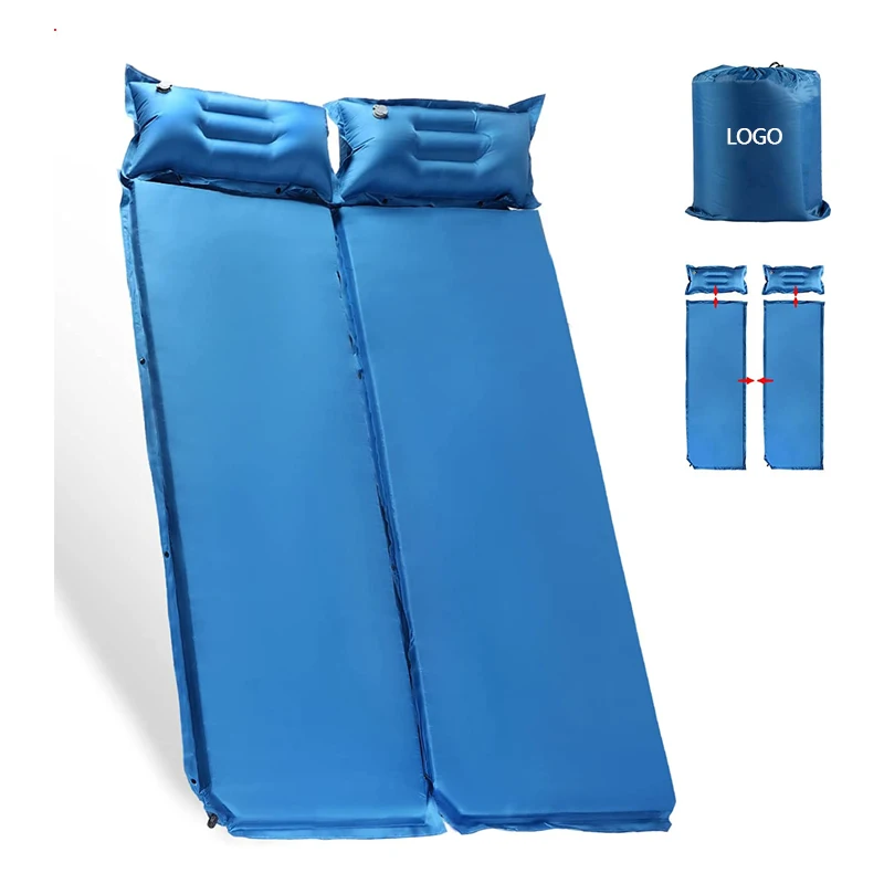Lightweight Moisture Proof Waterproof Folding Camping Mattress Outdoor Single Double Camping Mat Self Inflating Sleeping Pad