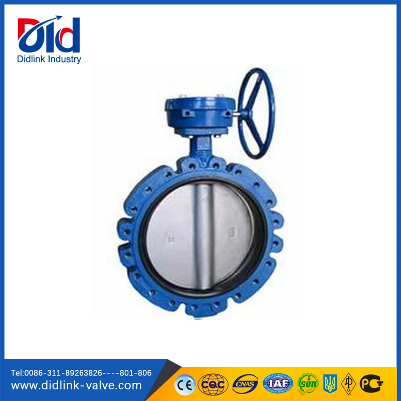 Split Actuated 4 Inch Italy 10 Lug Type Triple Offset Stainless Steel Butterfly Valve Supplier