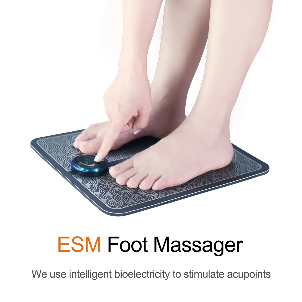 Foot Massage Mat Factory Hot Wholesale Electric Ems Therapy Pain Relax Massage Pad for Home Use Feet Spa Massager