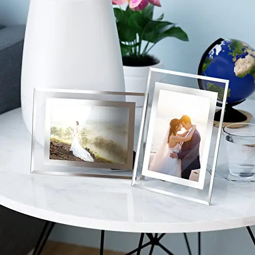 wholesale 3.5x5 4X6 5X7 6X8 8X10 A4 A5 Picture photo Frame Glass for Tabletop Display Vertical or Horizontal,Wall Hanging