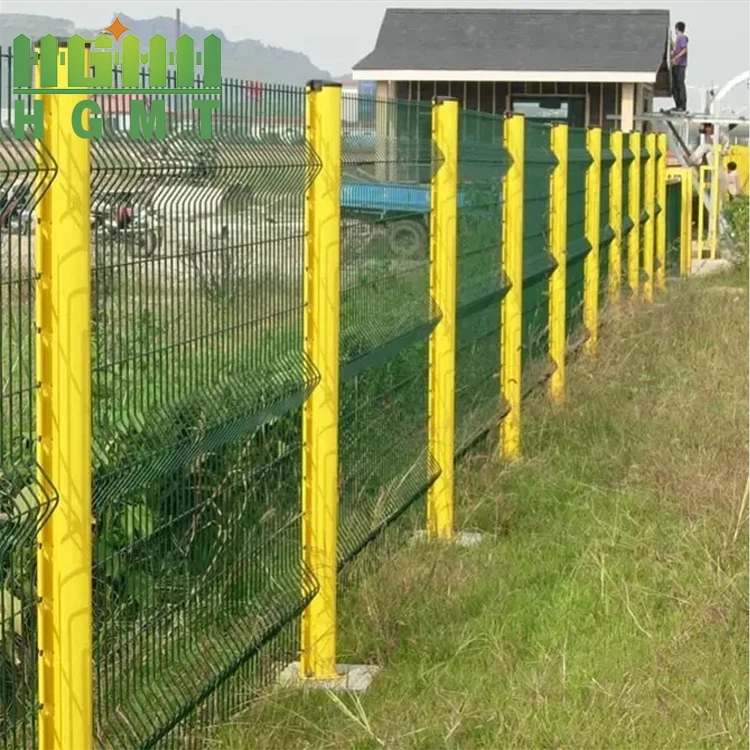 China Factory Manufacture Hot Dip Galvanized Powder Painted Welded Wire Mesh 3D Fence Panel
