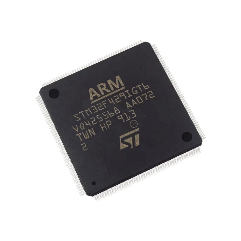 New and Original STM32F429IGT6 STM32 32F429 MCU 32Bit ARM Cortex M4 RISC 1Mb Flash 2.5V/3.3V LQFP-176 in Stock One-stop BOM Sour