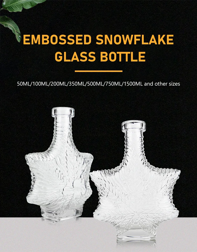 
wholesale price liquor/alcohol/spirit glass bottle 