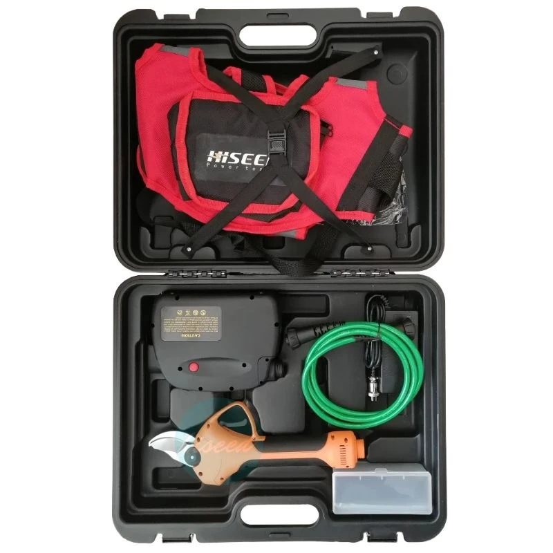 Hiseed 100-240V AC,50-60Hz 35mm Electric Gardening Scissors Electric Pruning Shear for Tree Branch Cutting Pruners