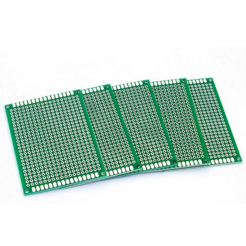 Двусторонняя прототип печатной платы diy универсальная печатная плата 5x7