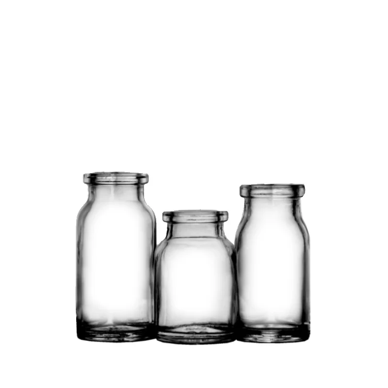 
type III moulded antibiotics vial100ml Clear moulded injection vials for antibiotics USP TYPE III 