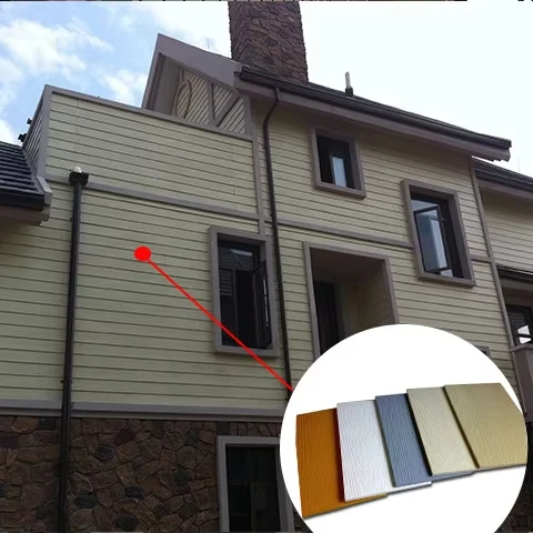 Wood Fiber Cement Siding Board for Exterior Construction Durable Replacement for Existing Wood Siding