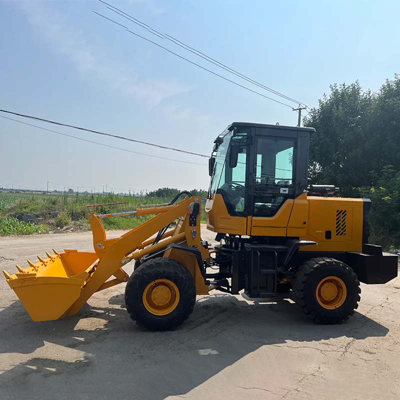 China Supplier Fast Loading Speed Hopper Loader Chinese Wheel Loader Construction Loader Machine