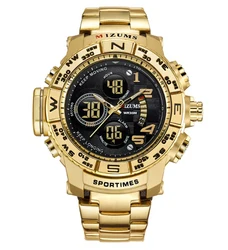 Dr. Jewelry 2022 New Arrival Stainless Steel Band Luminous Hands Three Dials Men Watches for Men Wrist Gifts Jewelry