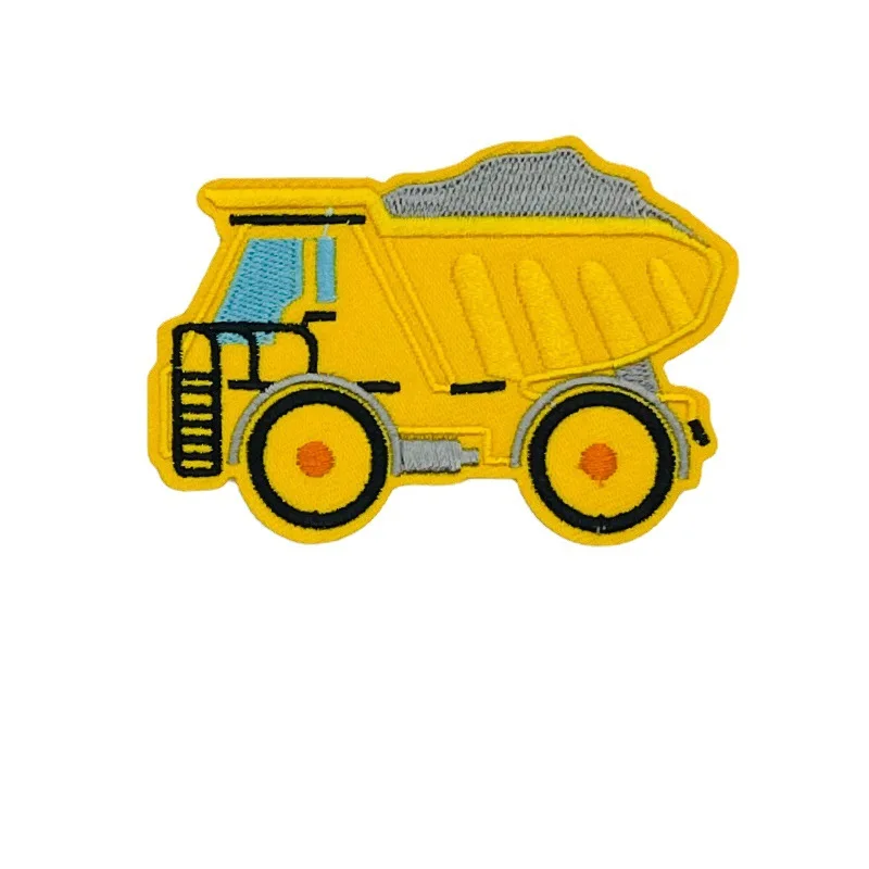 2023 car truck Custom Iron on Cartoon Embroidery Patch for Clothing