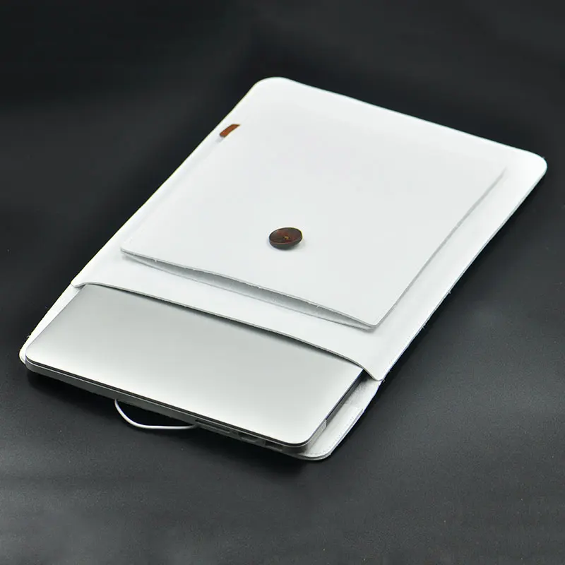 Double Layer High Capacity Laptop Bag Cover,Microfiber Leather Laptop Sleeve Case For M1 MacBook Pro Air 12/13.3/14/15.4/16