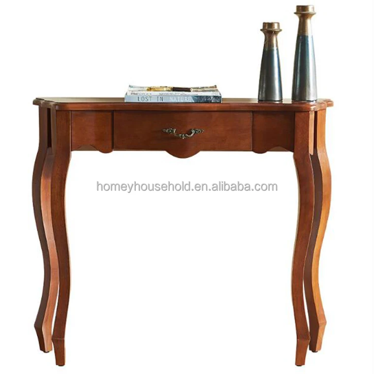 Vintage Drawer Sideboard Table White Hallway Wall Console Tables Shabby Chic