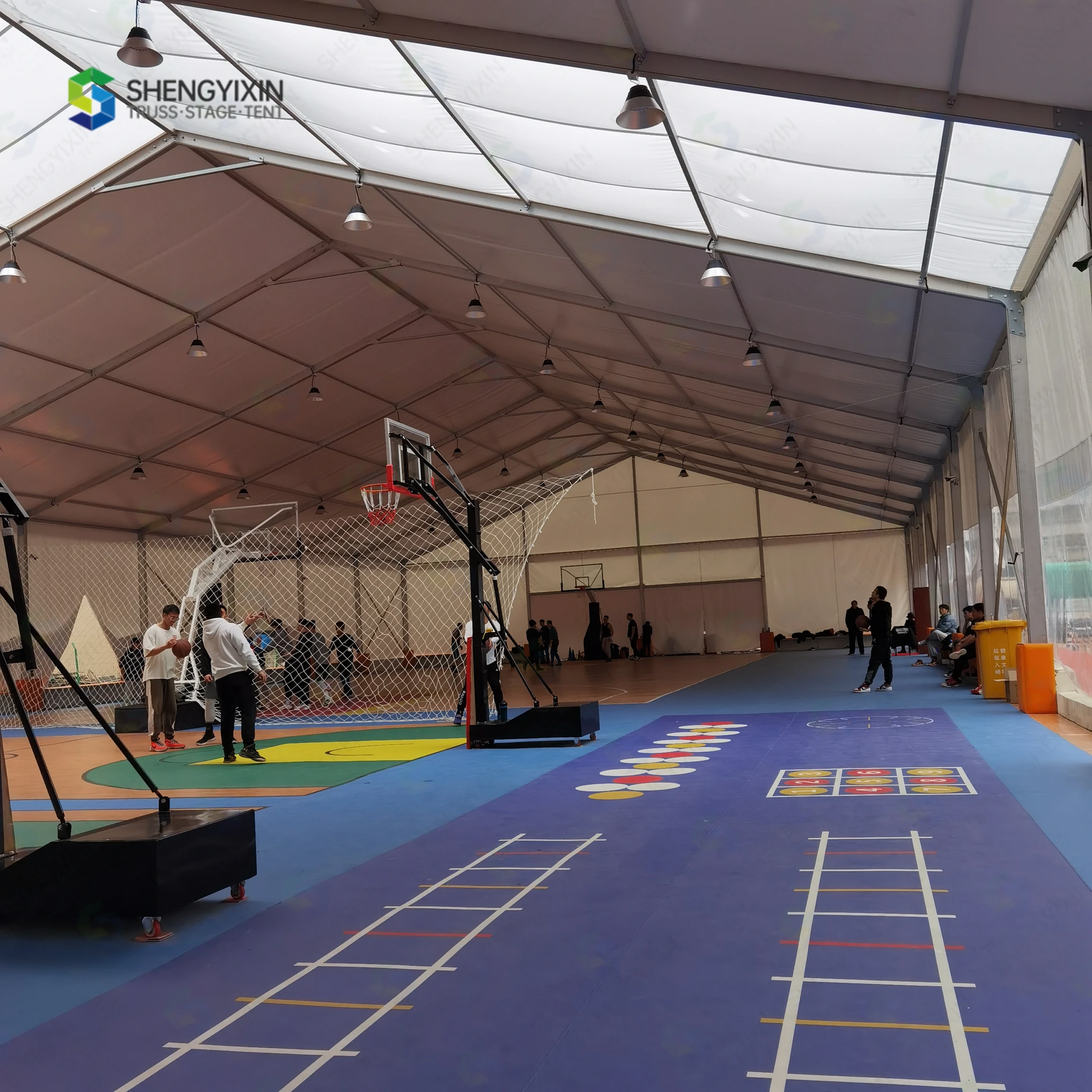 Outdoor Customized Large Aluminum Warehouse Storage Tent  For Farm Industry