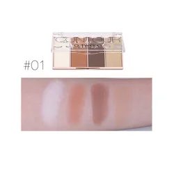 O.TWO.O Free Sample New 4 Options Matte Eyeshadow Long Lasting High Pigment Pearl Colors Eyeshadow Palette